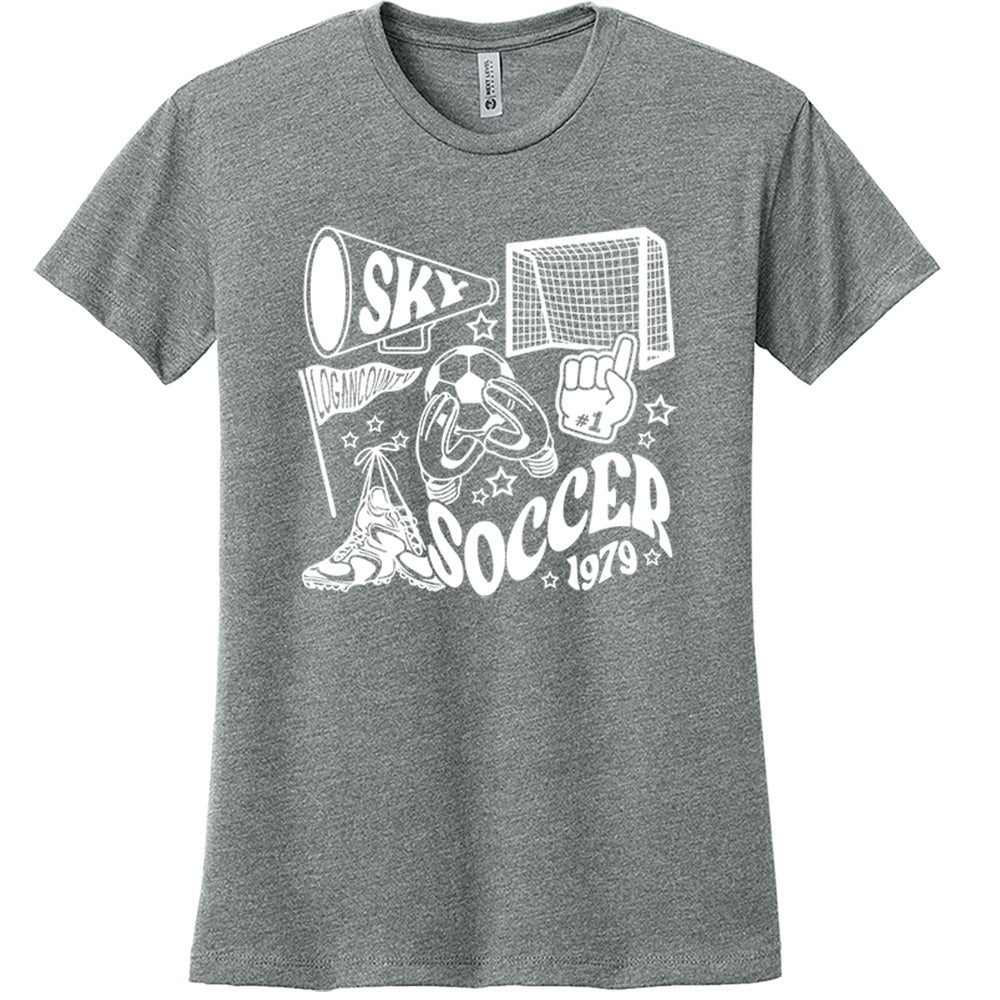 Logan County Women's Short Sleeve Fan Tee